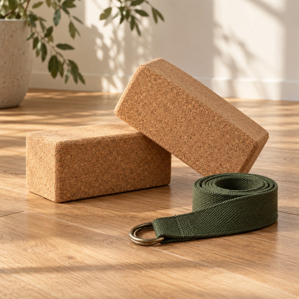 Blocks and strap